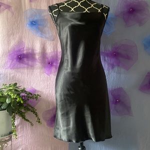 Bebe Satin black dress size M